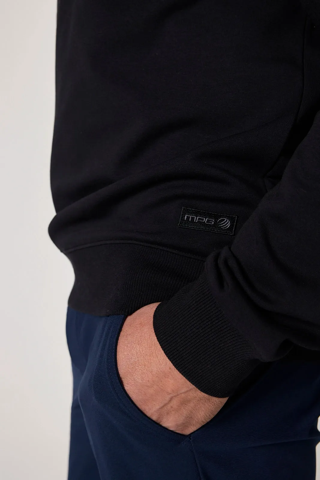 Ultra Soft Fleece Crew Neck - Black sold by MPG product image thumbnail 4