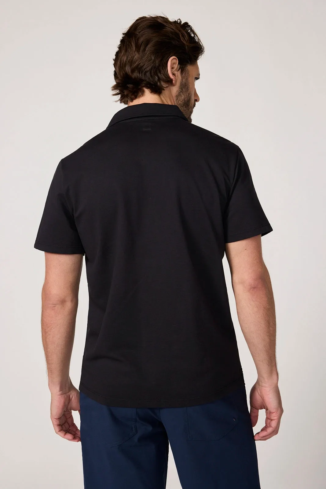 Revive Short Sleeve Polo - Black sold by MPG product image thumbnail 3