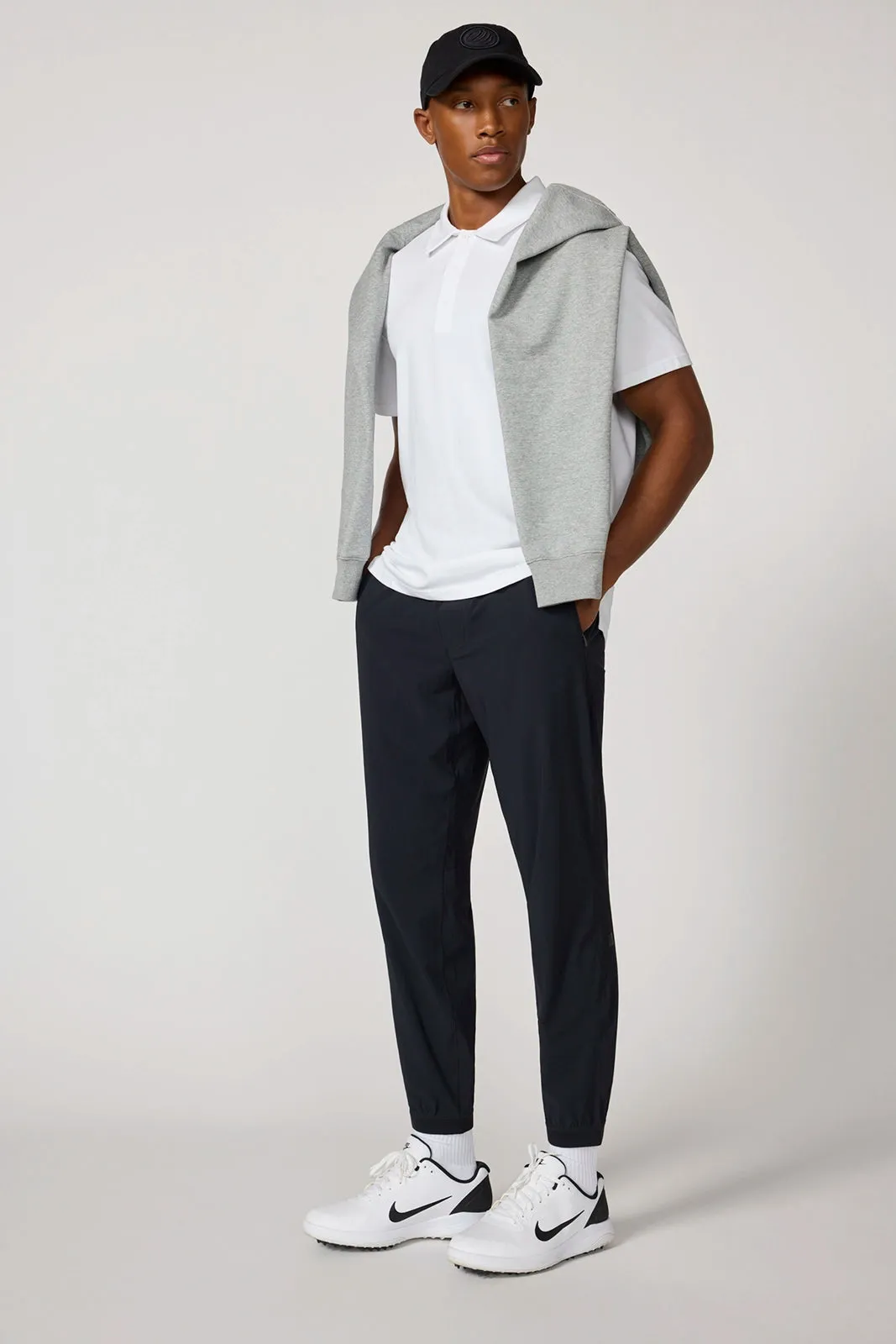 Ultrasoft Fleece Quarter Zip - Htr Concrete sold by MPG product image thumbnail 5