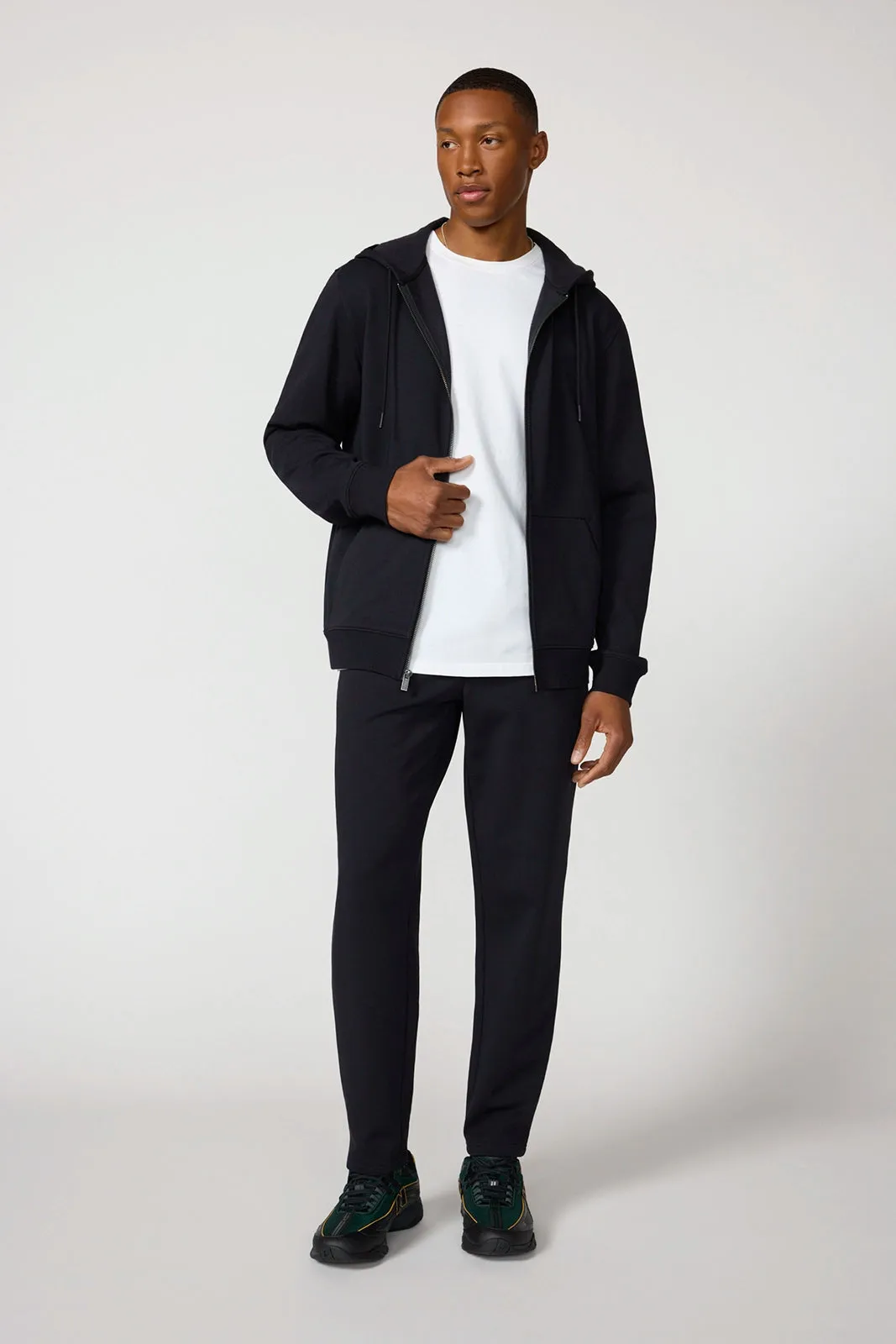 Ultrasoft Fleece Full Zip Hoodie - Black sold by MPG product image thumbnail 2