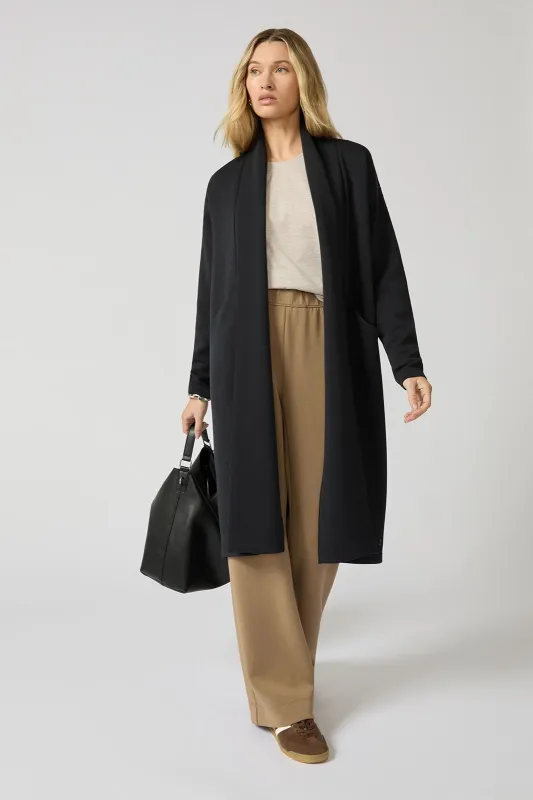Dreamweave™ Long Cardigan - Black made by MPG