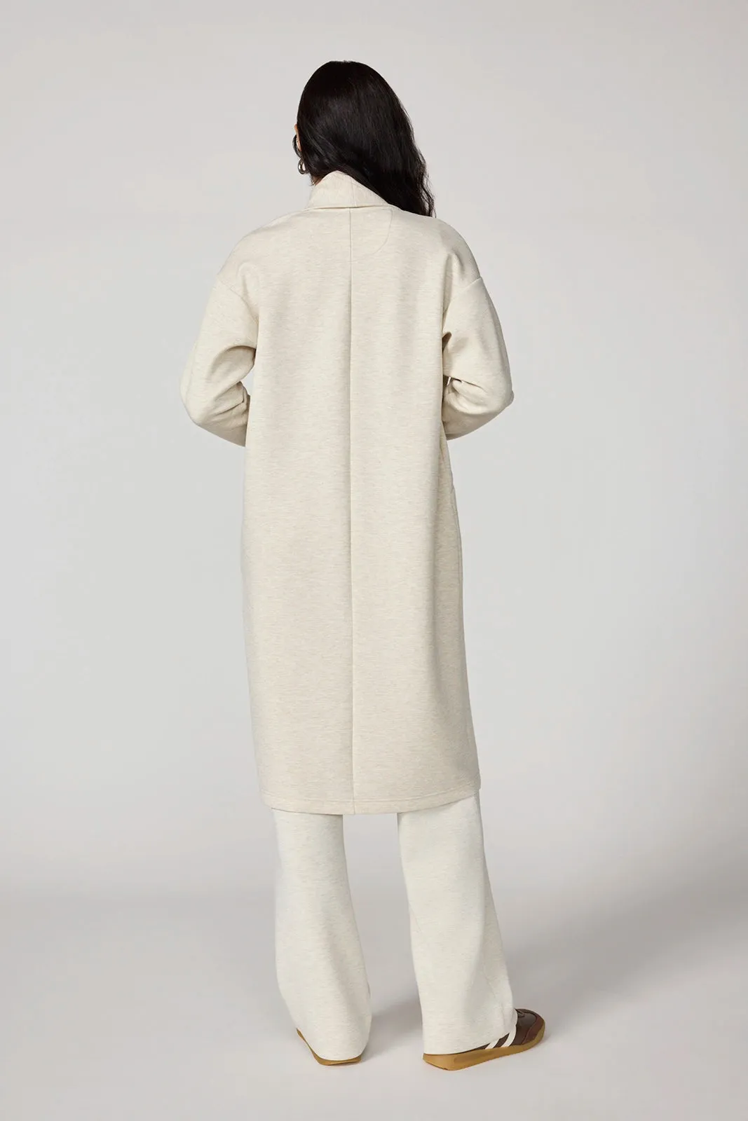 Dreamweave™ Long Cardigan - Htr Brown Rice sold by MPG product image thumbnail 3