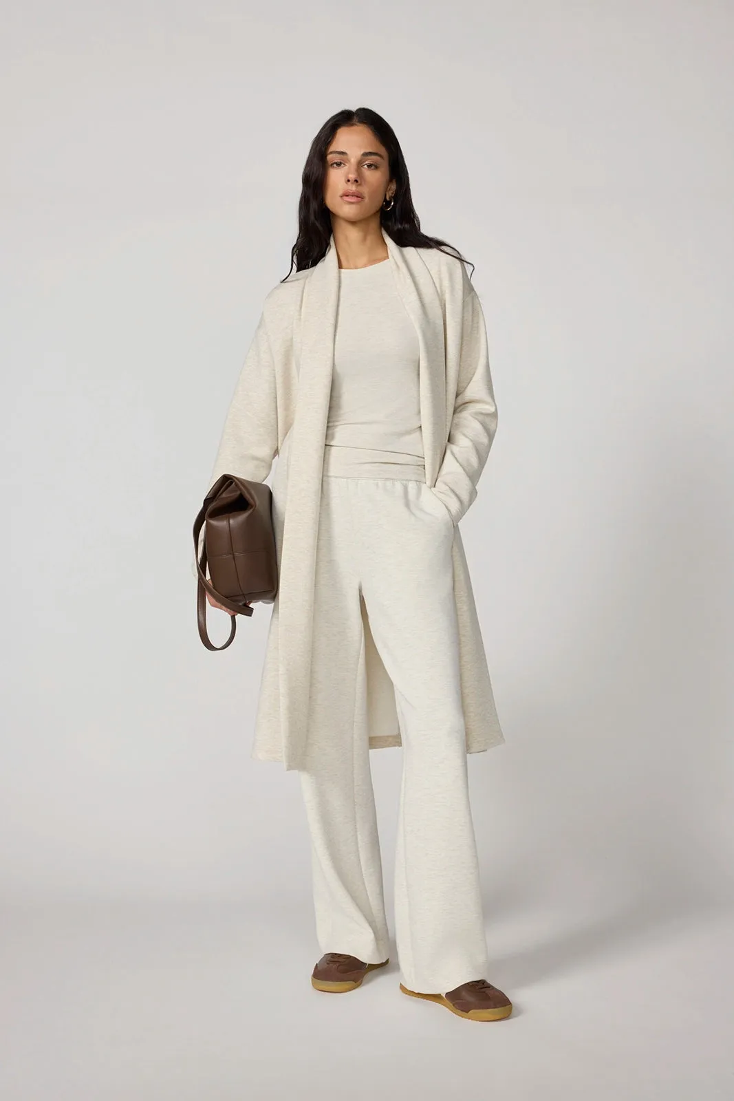 Dreamweave™ Long Cardigan - Htr Brown Rice sold by MPG product image thumbnail 4