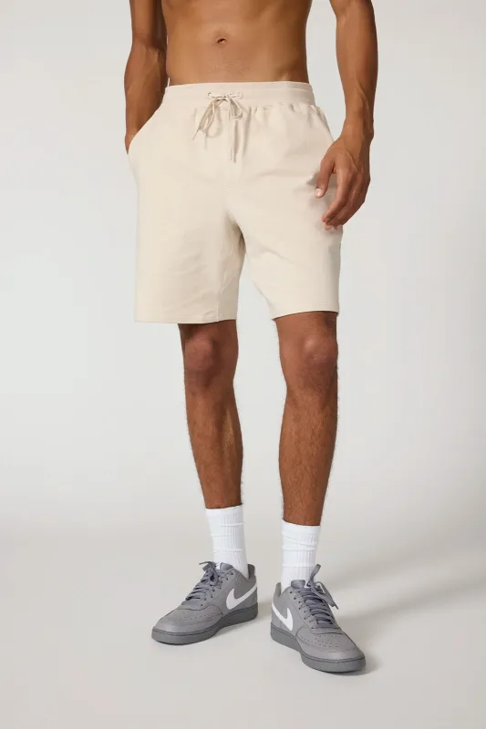 Luxe Terry Short 8" - Stone sold by MPG