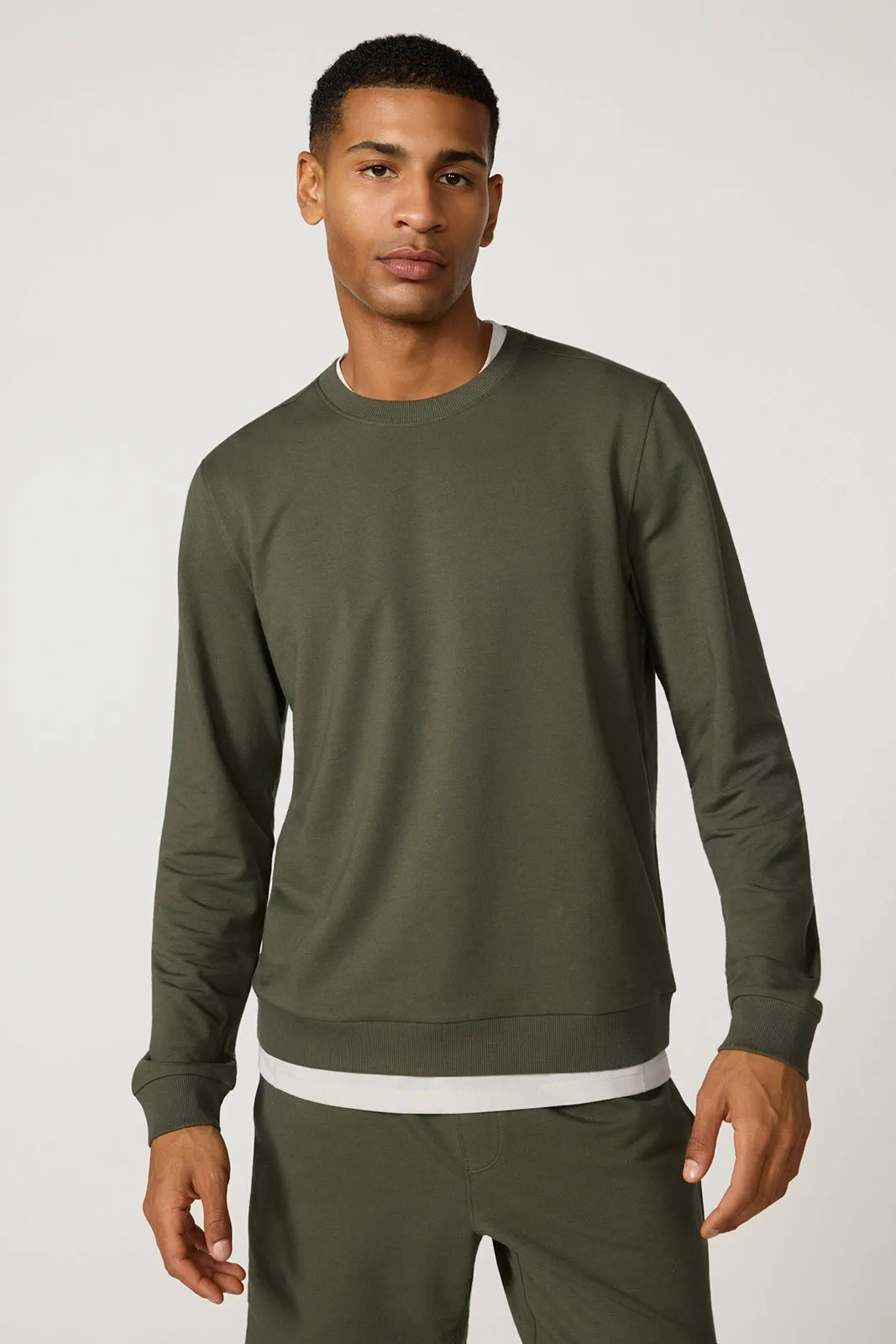 Luxe Terry Crew Neck - Kambaba sold by MPG