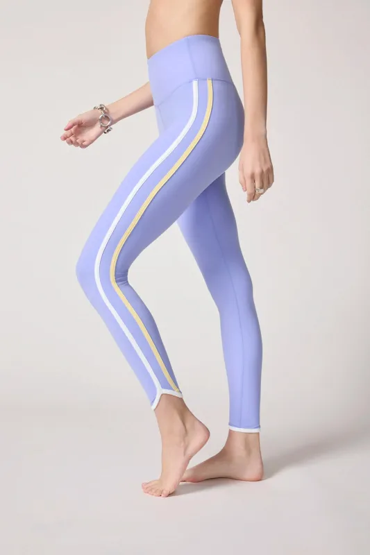 Cloud Duo Stripe Legging - Jacaranda made by MPG