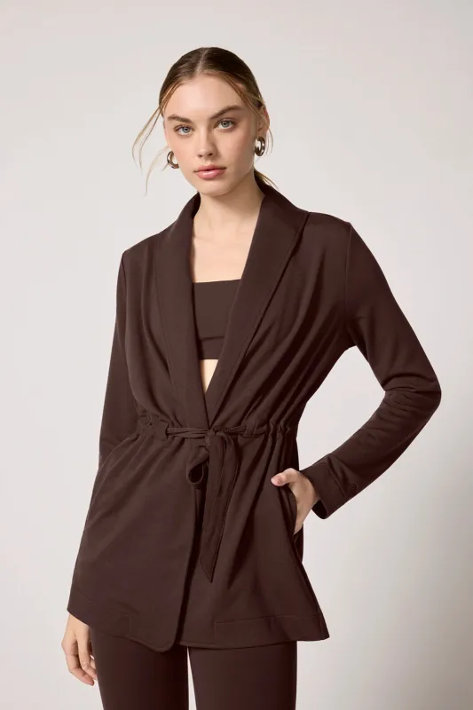 Cozy Fleece Cardigan - Java sold by MPG