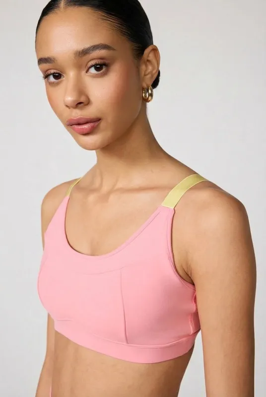 Cloud Contrast Strap Bra - Strawberry Ice made by MPG