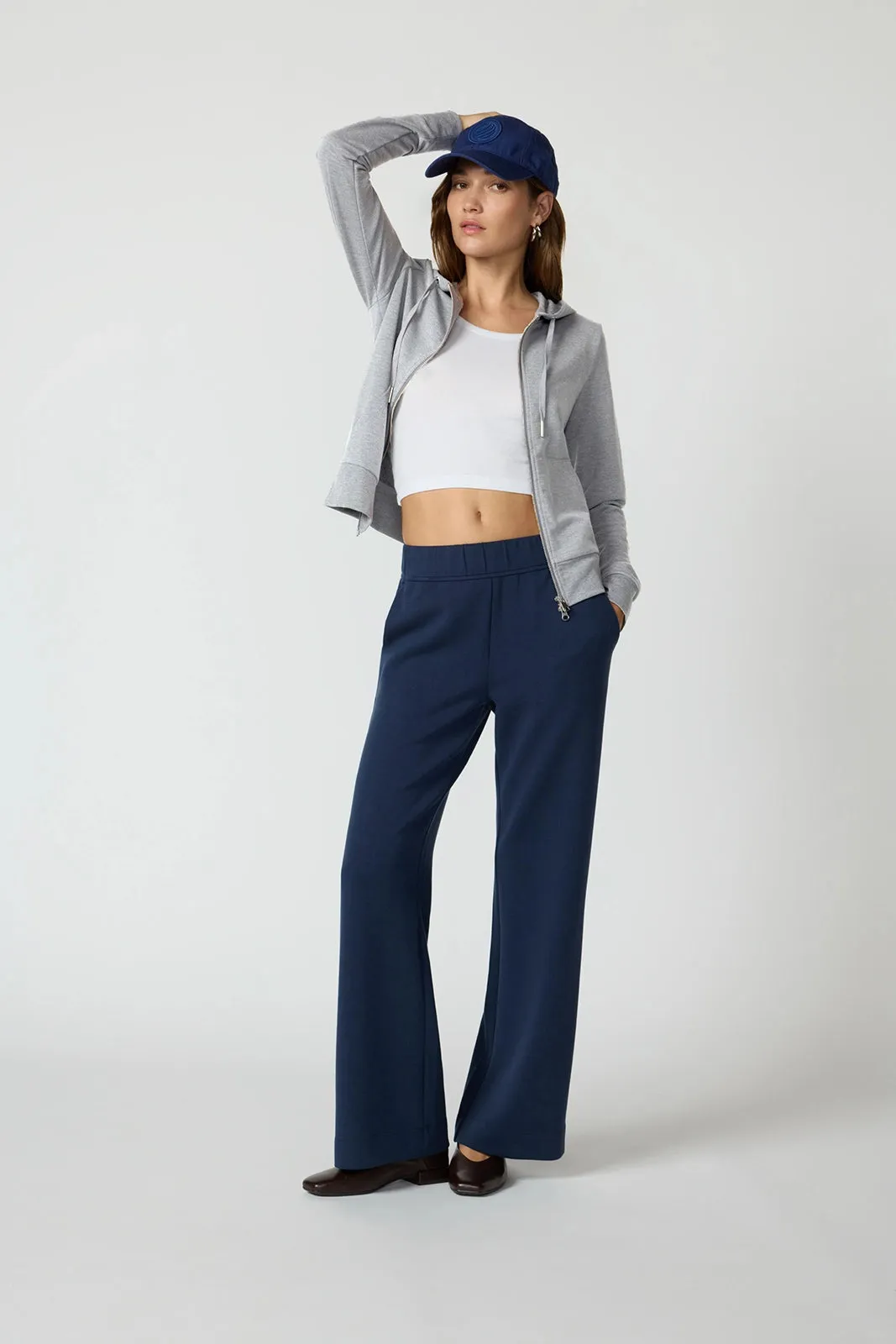 Cozy Fleece Full Zip Hoodie - Htr Concrete sold by MPG product image thumbnail 5