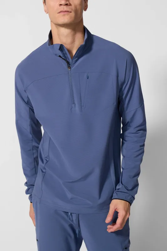 Rove 1/2 Zip - Vintage Indigo made by MPG