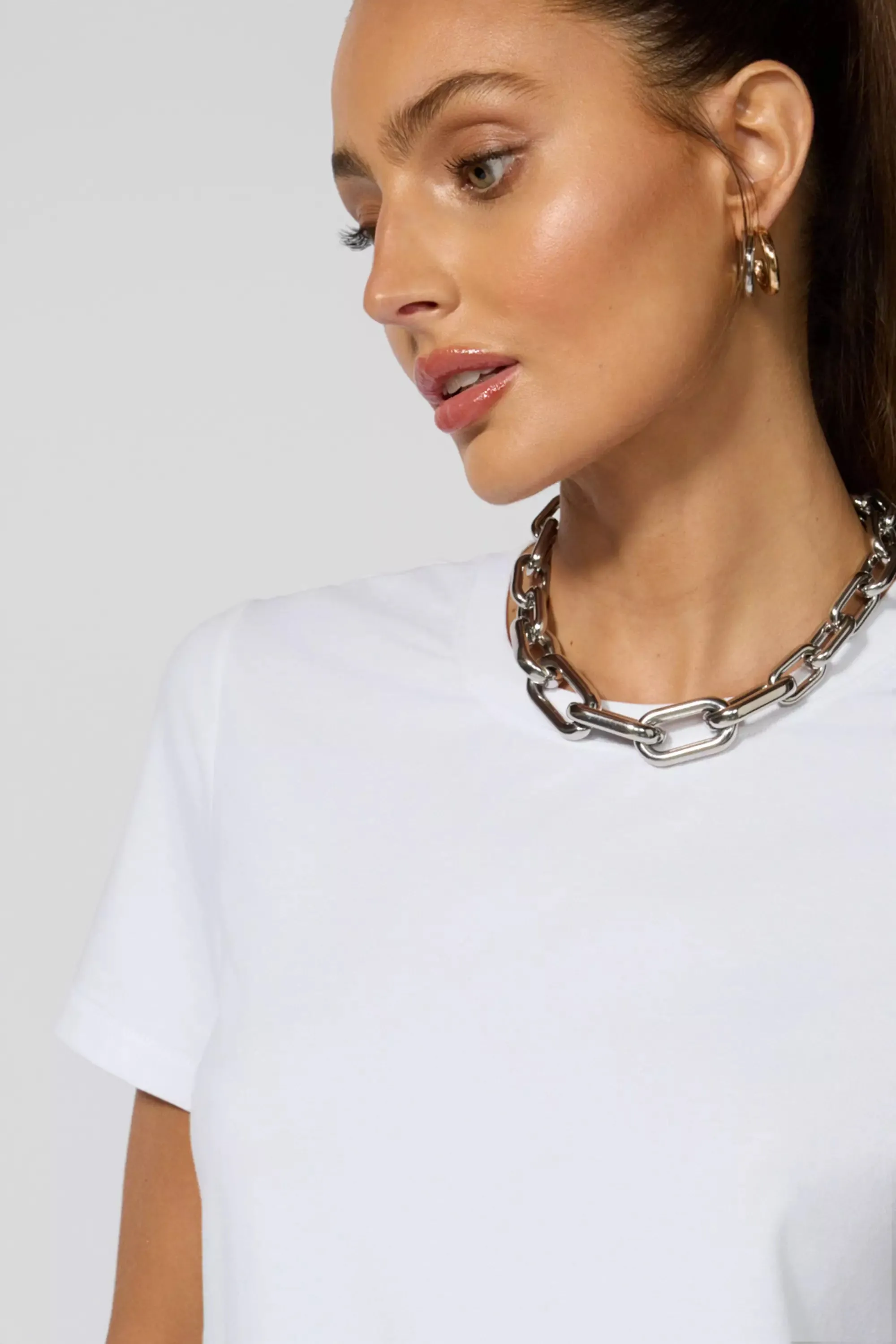 Pima Cotton Classic Fit Tee - Brilliant White sold by MPG product image thumbnail 5