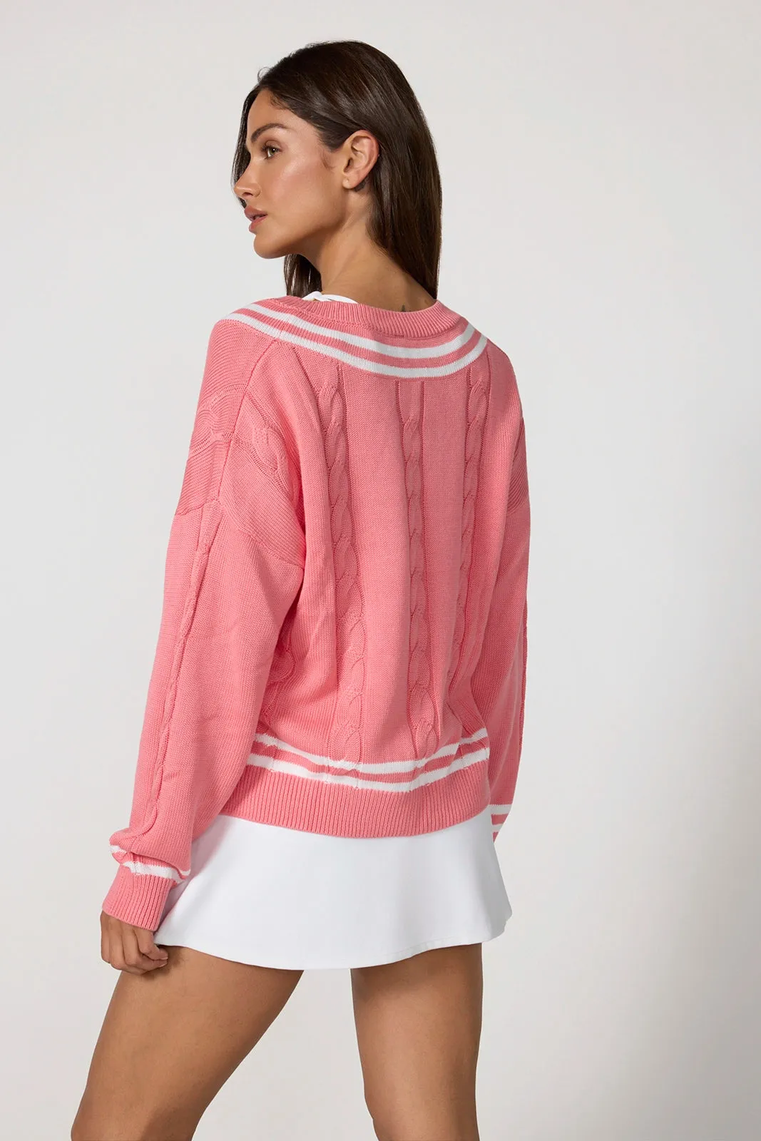 Club Sweater - Strawberry Ice/Brilliant White sold by MPG product image thumbnail 3