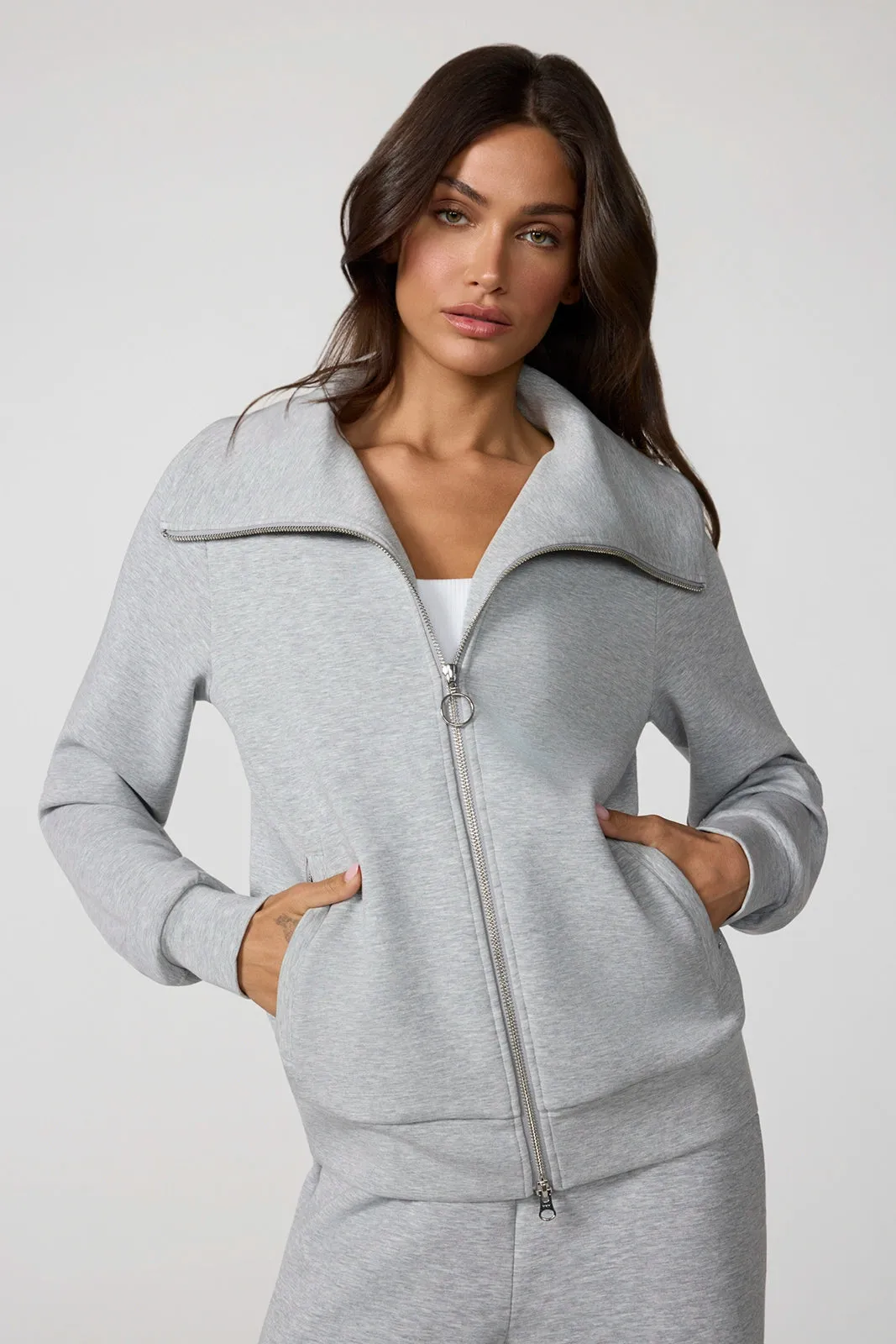 Dreamweave™ Full-Zip Jacket - Htr Concrete sold by MPG product image thumbnail 4