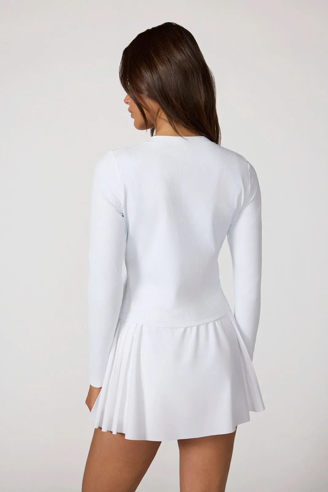 Ribbed Cardigan - Brilliant White sold by MPG product image thumbnail 4