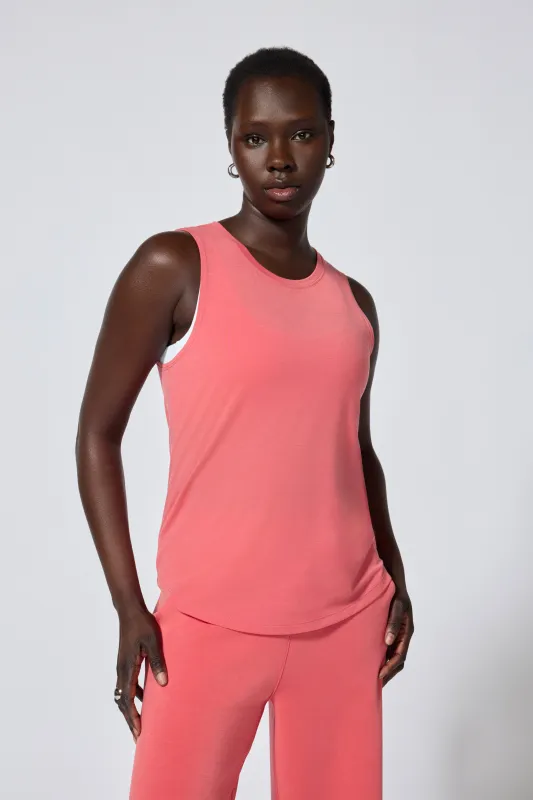 Performance Knit Tank - Mineral Red made by MPG