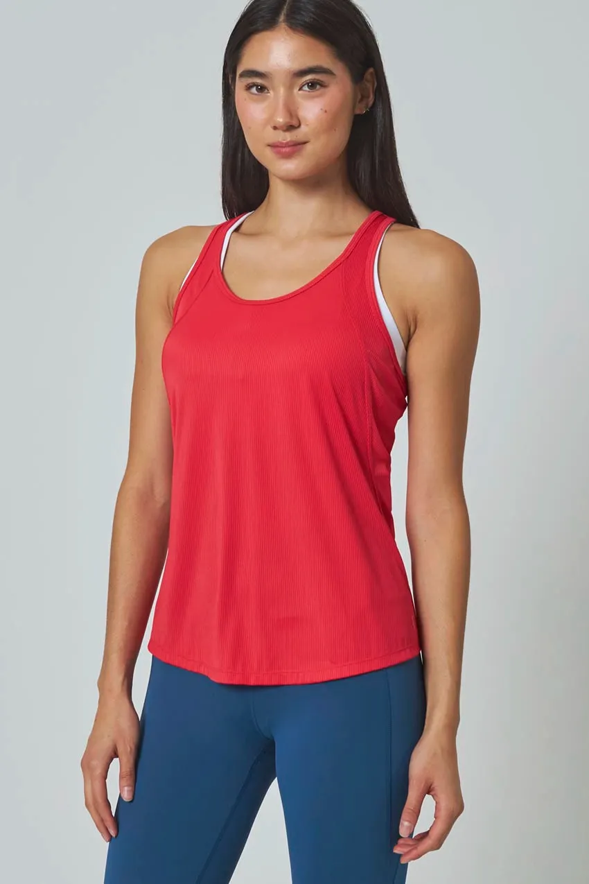 Vivid Racer Back Tank - Hibiscus sold by MPG