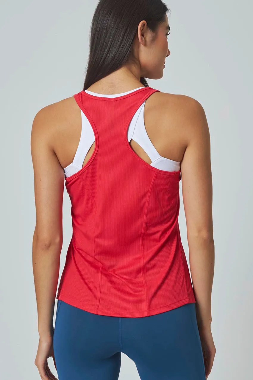 Vivid Racer Back Tank - Hibiscus sold by MPG product image thumbnail 2