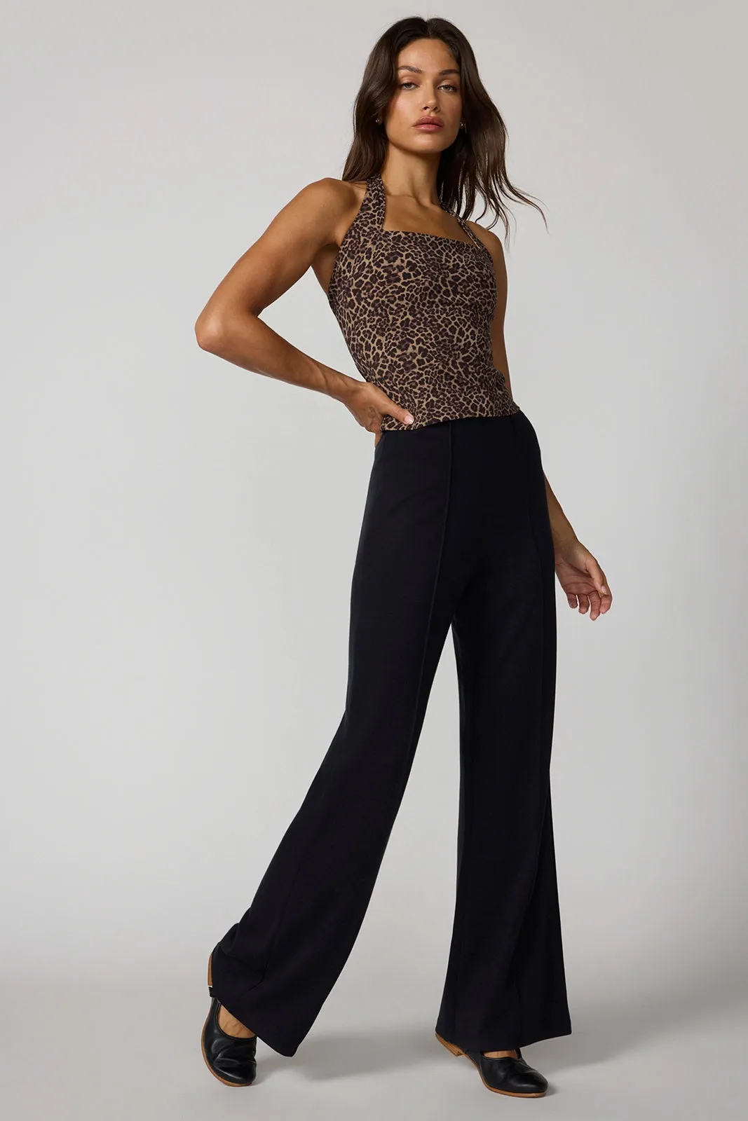 Sculpt Halter Top - New Leopard sold by MPG product image thumbnail 2