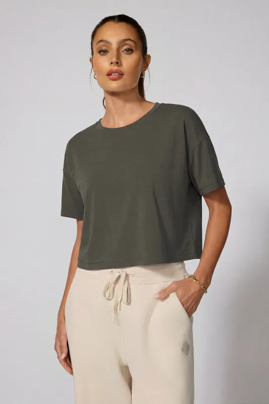 Pima Cotton Boyfriend Tee - Kambaba made by MPG