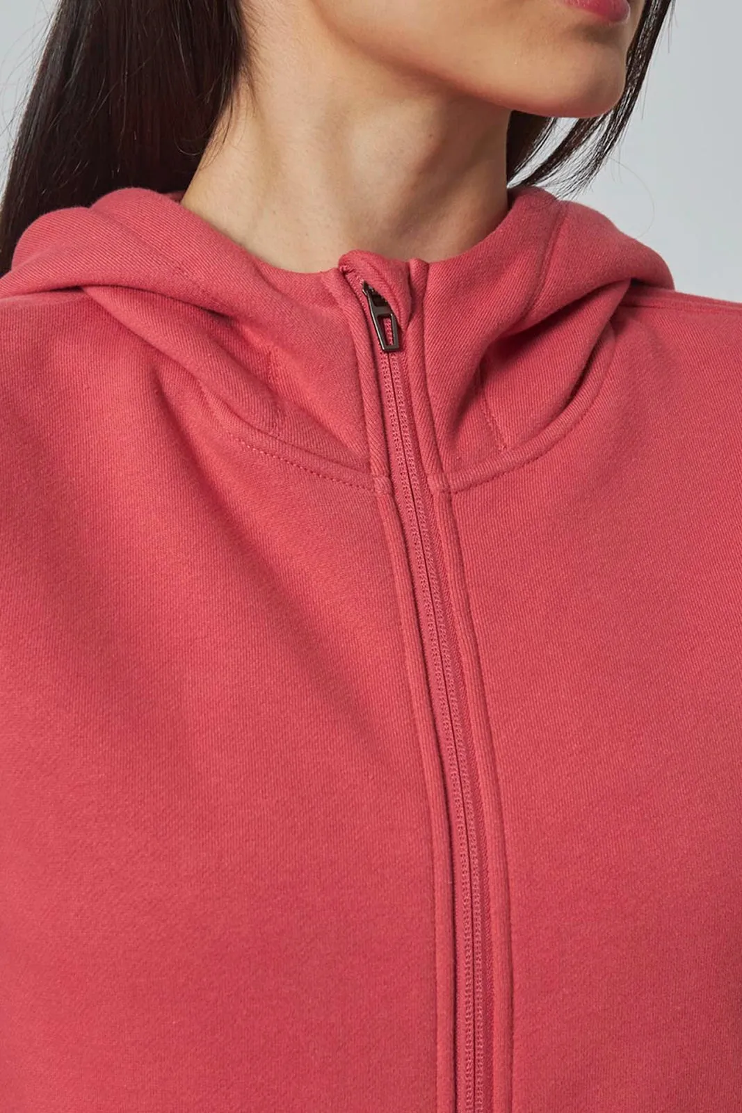 Luxefleece Zip-Up Hoodie - Mineral Red sold by MPG product image thumbnail 4