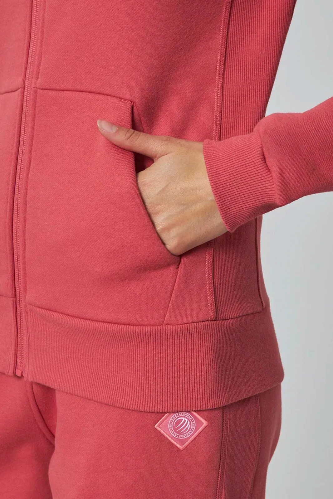 Luxefleece Zip-Up Hoodie - Mineral Red sold by MPG product image thumbnail 5