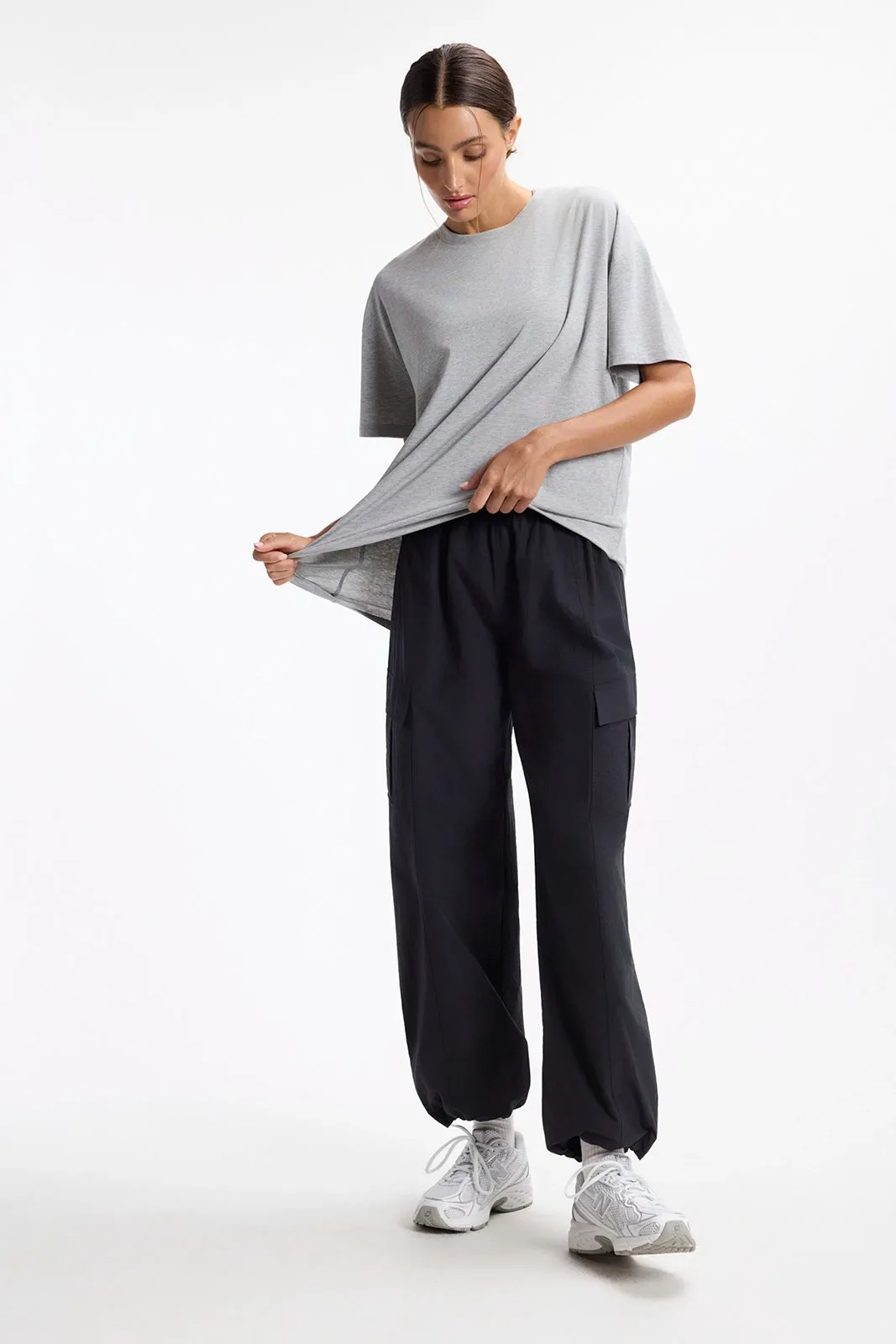 Pima Relaxed Tee - Htr Concrete sold by MPG product image thumbnail 2