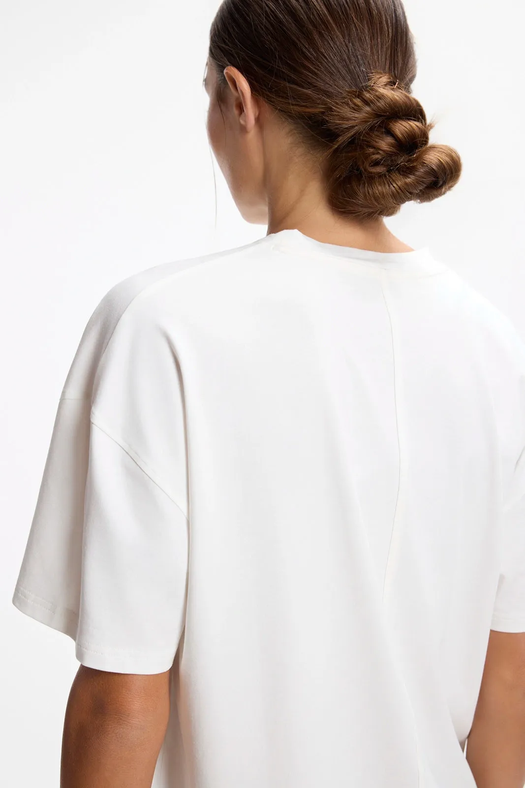 Pima Relaxed Tee - Brilliant White sold by MPG product image thumbnail 4