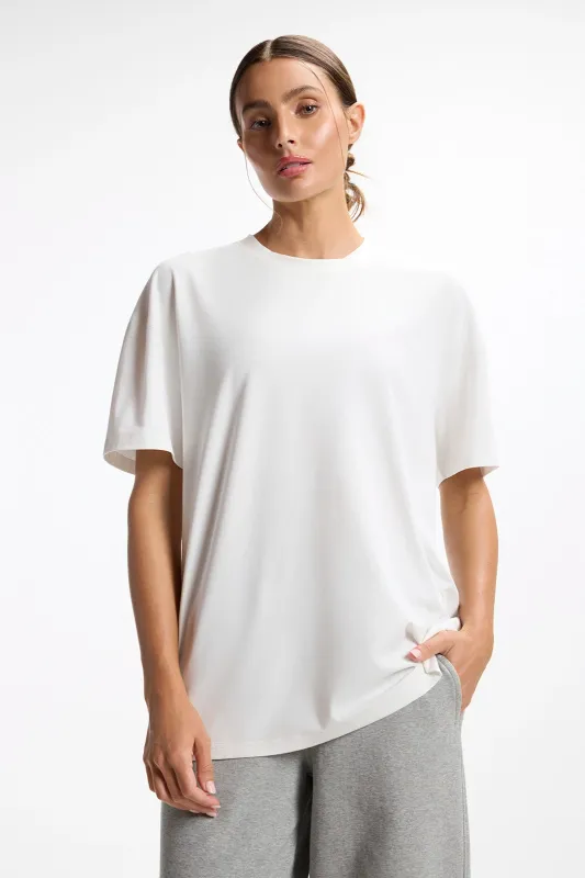 Pima Relaxed Tee - Brilliant White made by MPG