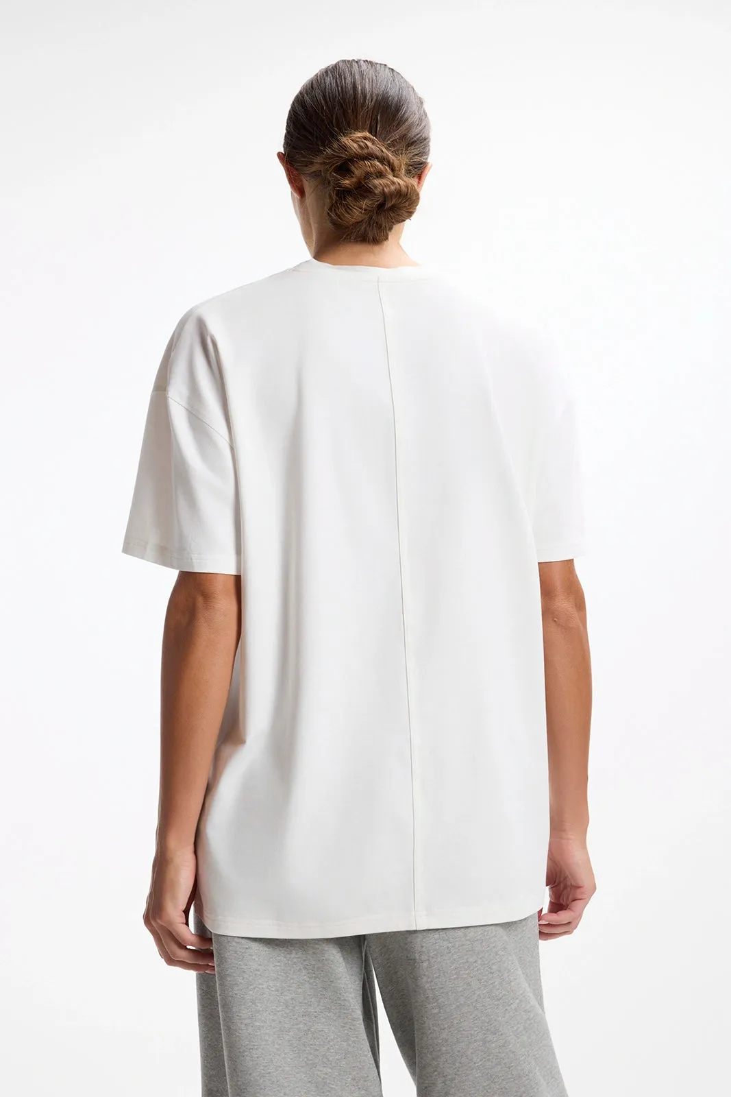 Pima Relaxed Tee - Brilliant White sold by MPG product image thumbnail 2