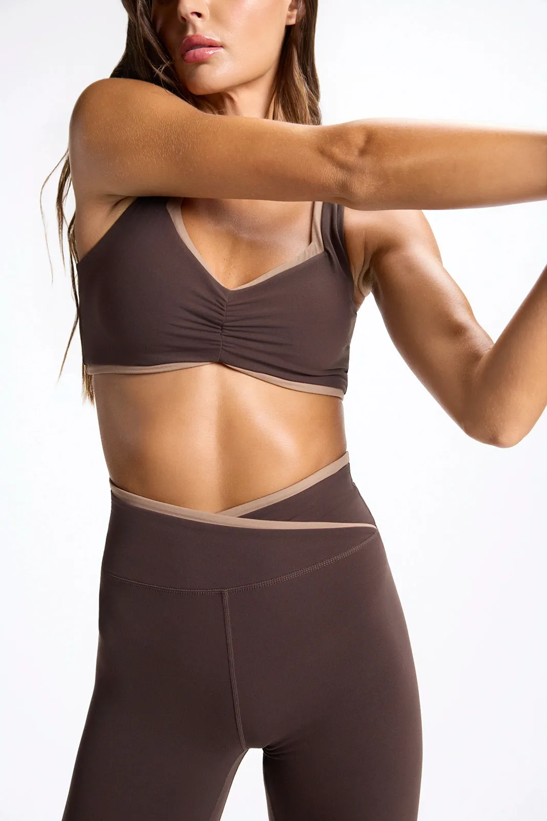 Cloud Two Tone Bra - Java/Brownie sold by MPG