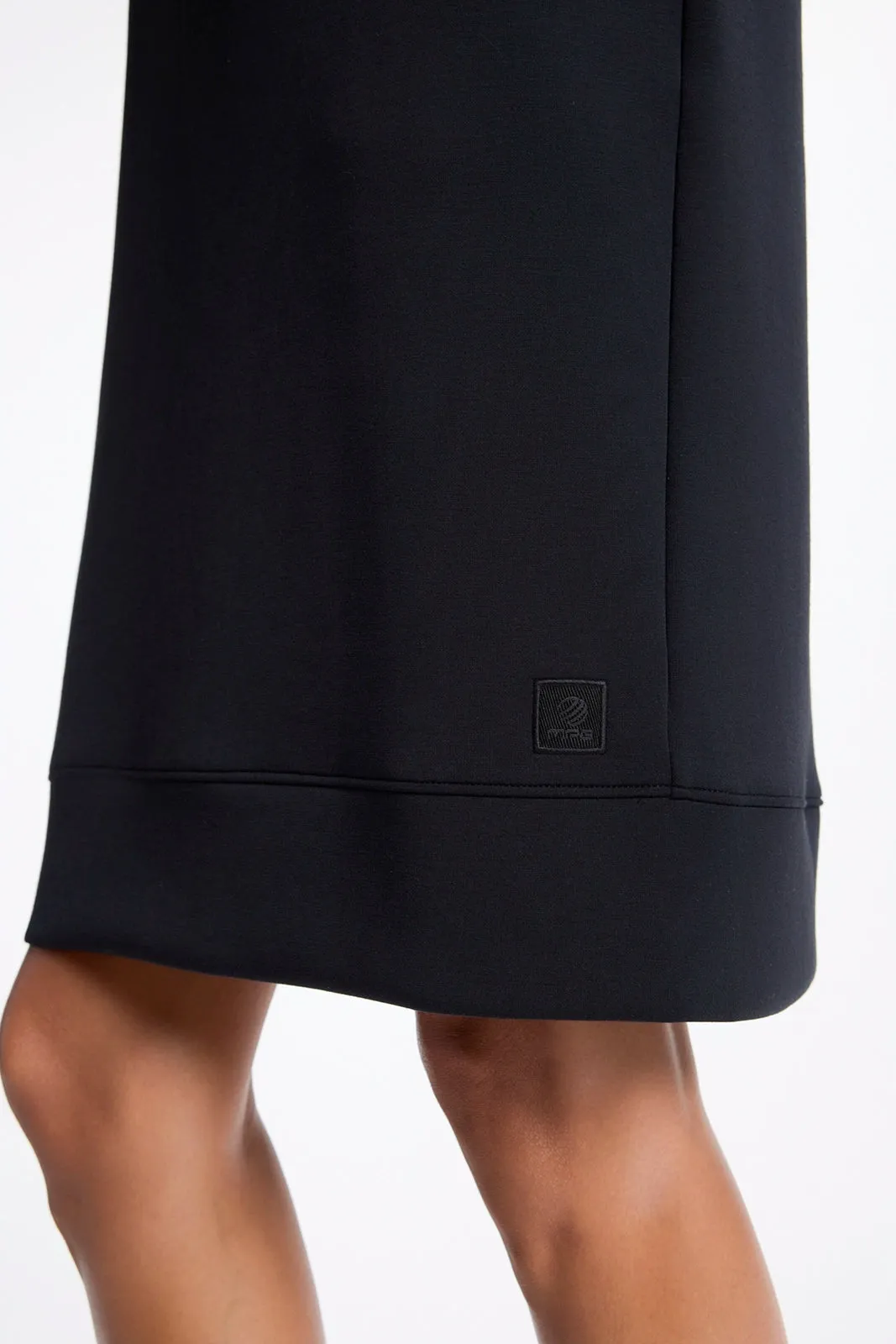 Dreamweave™ Long Sleeve Mock Neck Dress - Black sold by MPG product image thumbnail 5