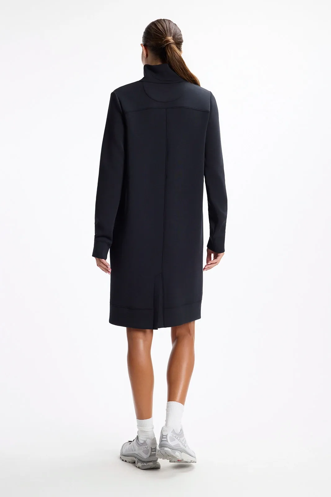 Dreamweave™ Long Sleeve Mock Neck Dress - Black sold by MPG product image thumbnail 4