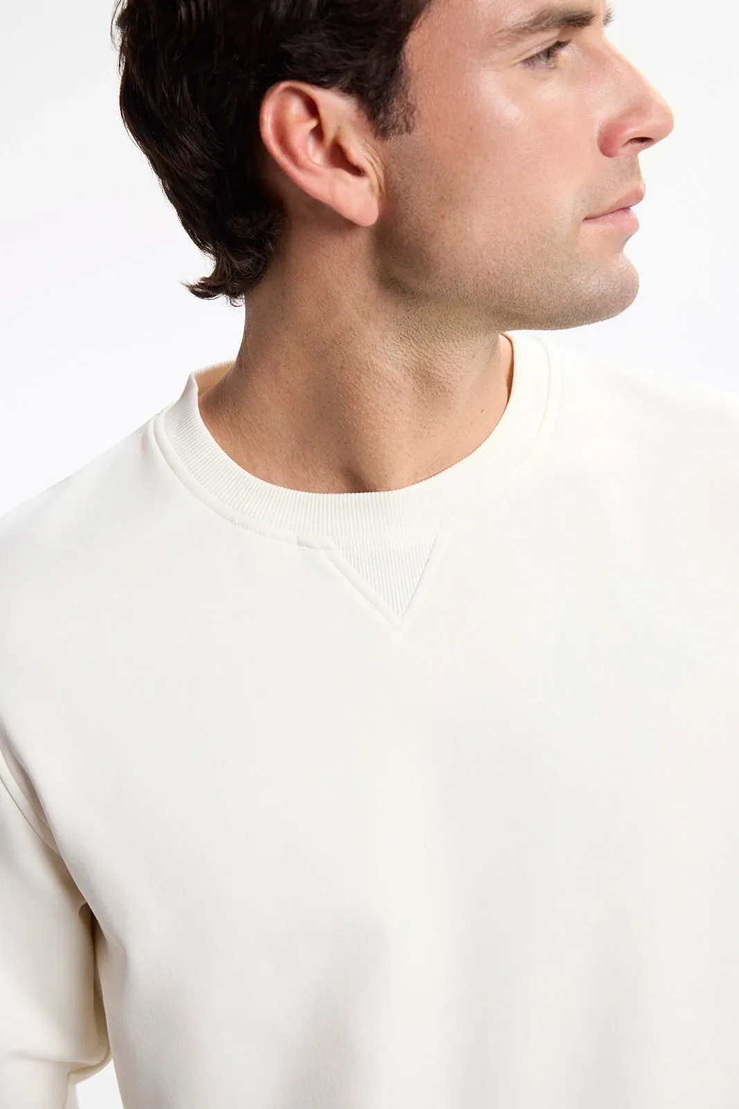 Ultrasoft Fleece Crew Neck - Vanilla sold by MPG product image thumbnail 2