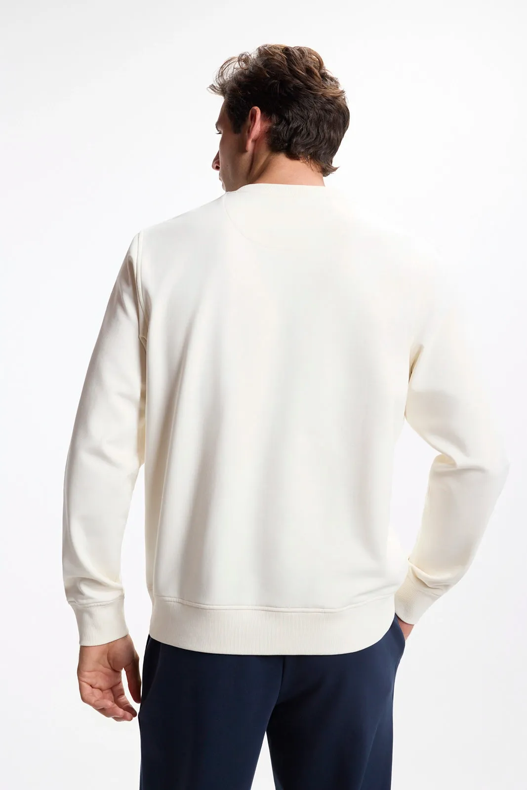 Ultrasoft Fleece Crew Neck - Vanilla sold by MPG product image thumbnail 3