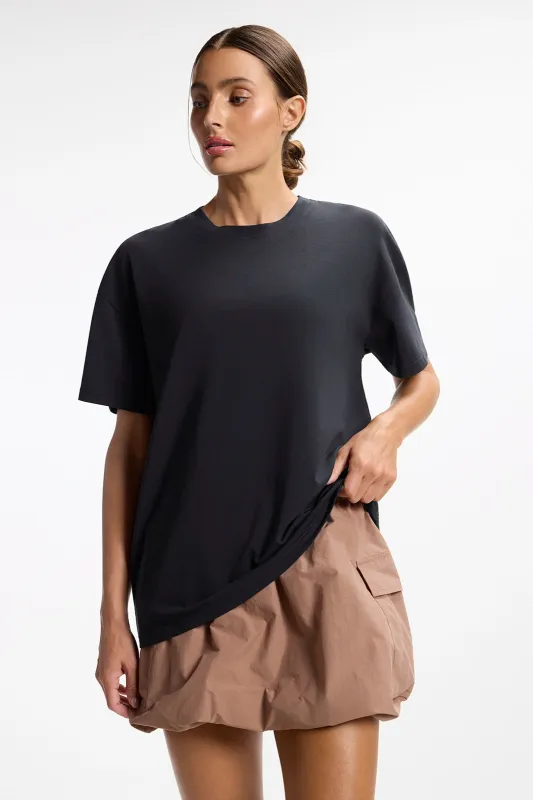 Pima Relaxed Tee - Black made by MPG