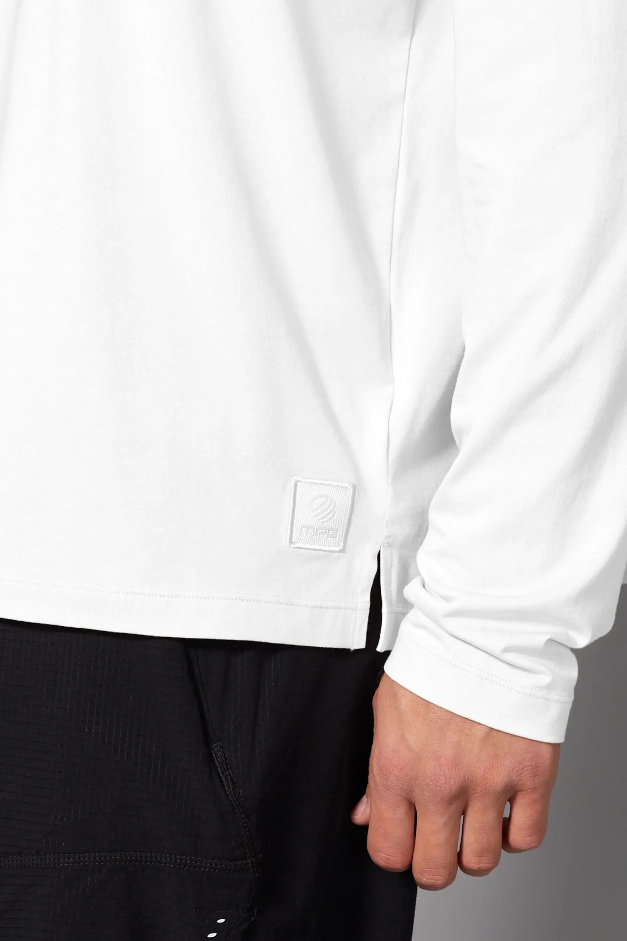 Pima Cotton Long Sleeve Tee - Brilliant White sold by MPG product image thumbnail 5