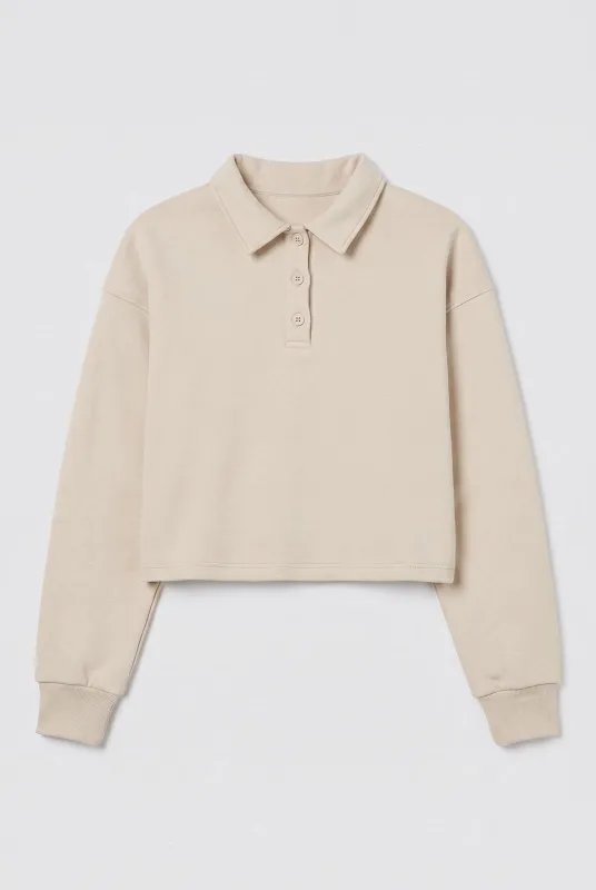 Luxefleece Polo - Stone made by MPG