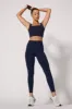 Ribbed Crop Tank with Support - Deep Navy sold by MPG