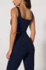 Ribbed Crop Tank with Support - Deep Navy sold by MPG