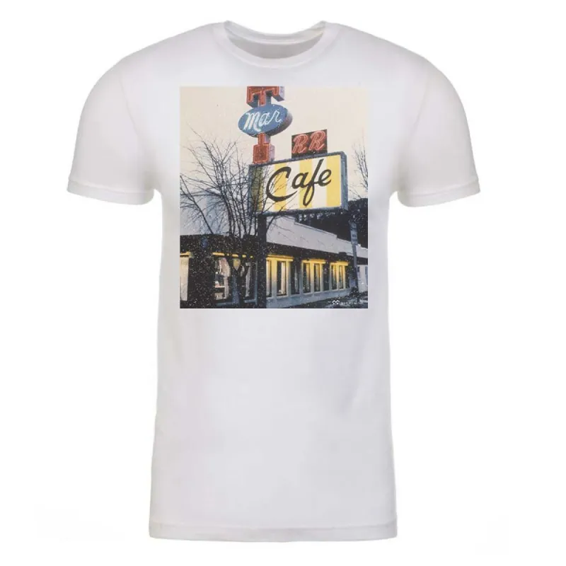 Twin Peaks Double R Diner Vintage Picture Adult Short Sleeve T-Shirt sold by MTV