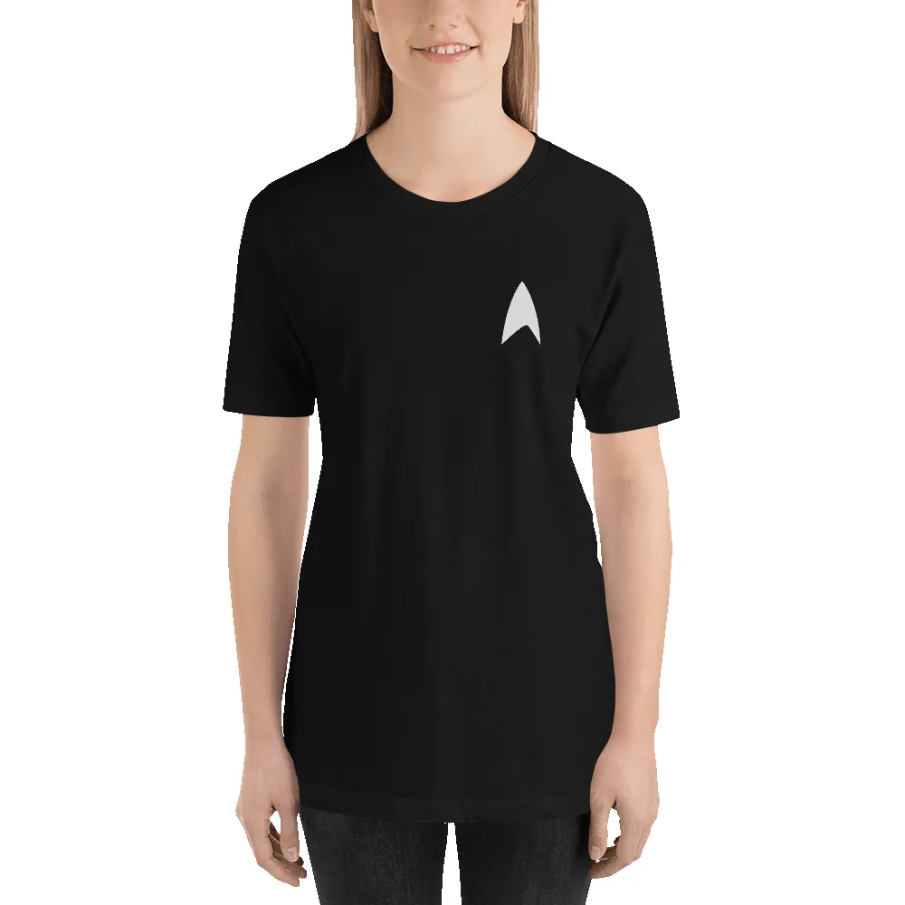 Star Trek: Lower Decks Space The Funnest Frontier Black Unisex Premium T-Shirt sold by MTV product image thumbnail 2