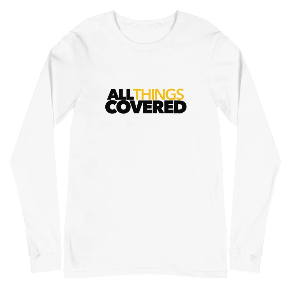 All Things Covered Podcast Logo Adult Long Sleeve T-Shirt sold by MTV