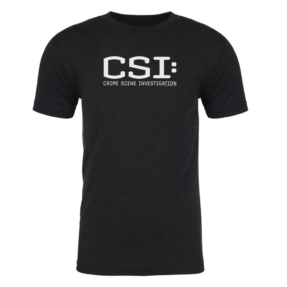 CSI: Crime Scene Investigation Men's Tri-Blend T-Shirt sold by MTV