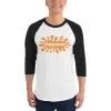 Retro Nickelodeon Unisex 3/4 Sleeve Raglan Shirt sold by MTV