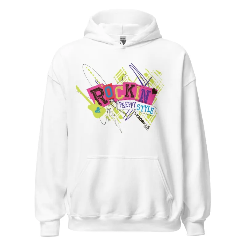 Victorious Rockin' Preppy Style Adult Hooded Sweatshirt made by MTV