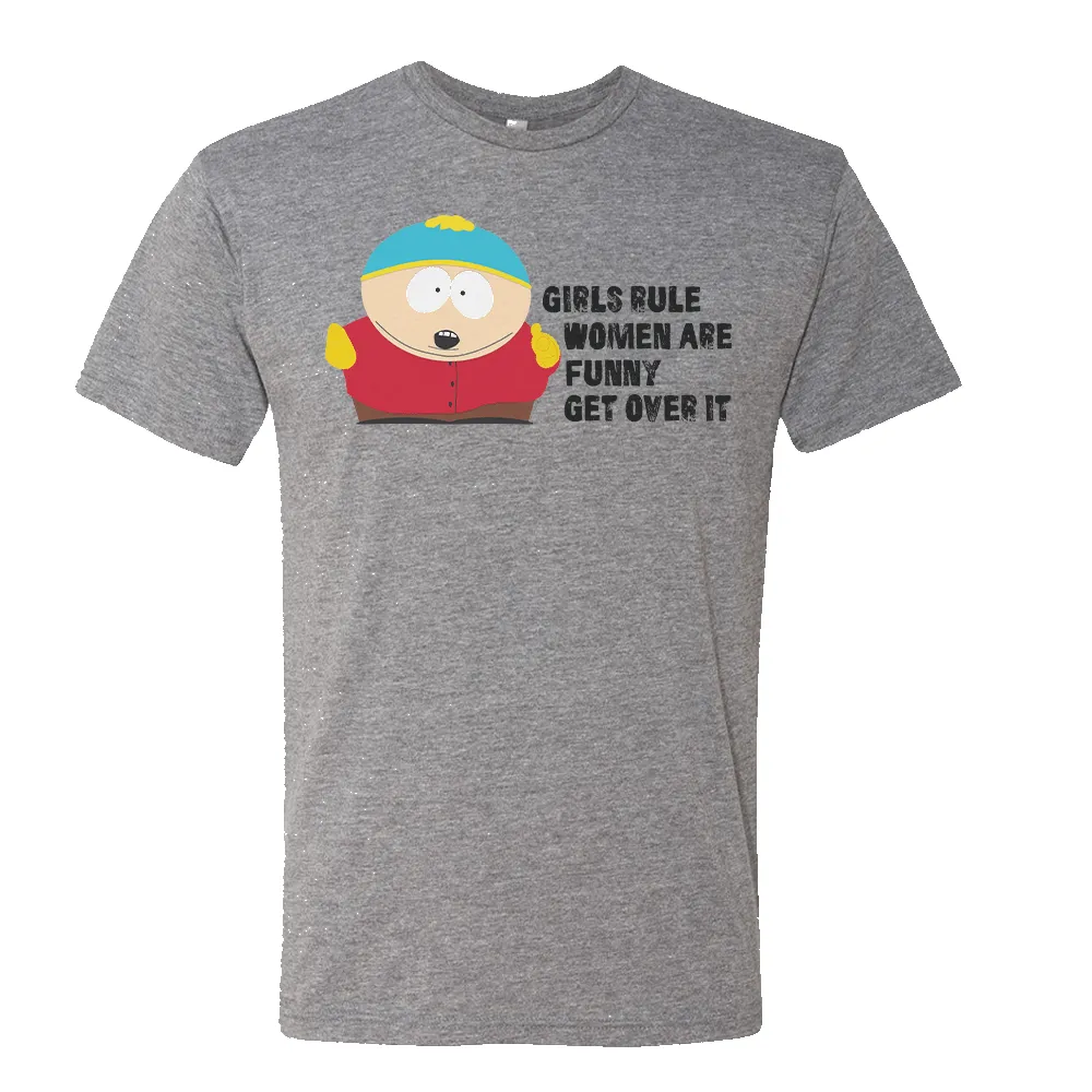 South Park Cartman Girls Rule Tri-Blend Short Sleeve T-Shirt sold by MTV