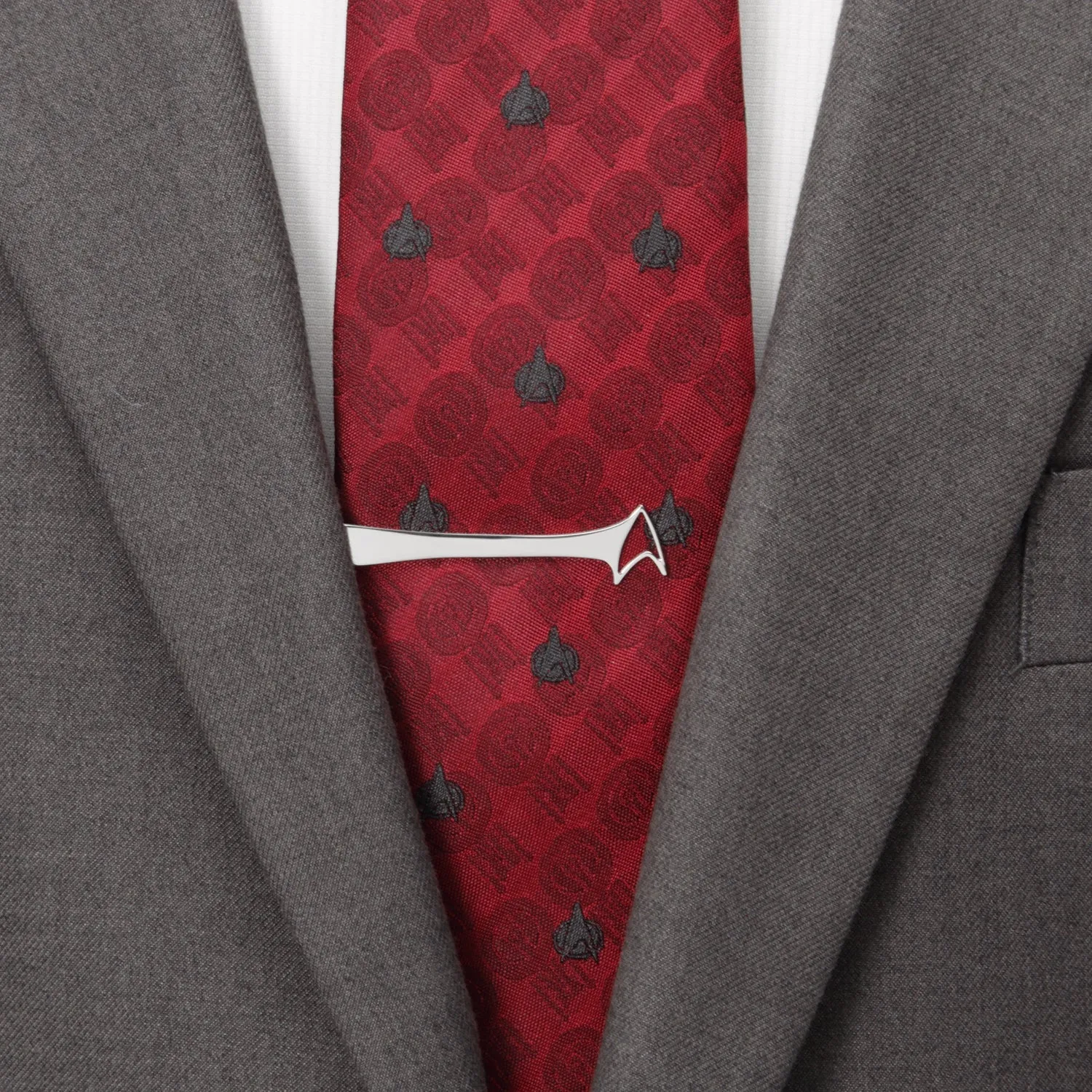 Star Trek Sterling Silver Cutout Delta Shield Tie Bar sold by MTV product image thumbnail 2