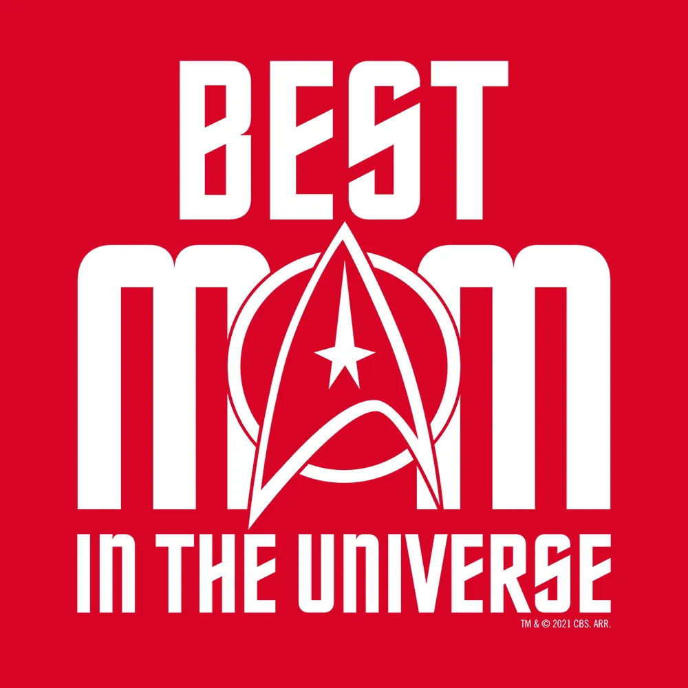 Star Trek: The Original Series Best Mom in the Universe Women's Short Sleeve T-Shirt sold by MTV product image thumbnail 2