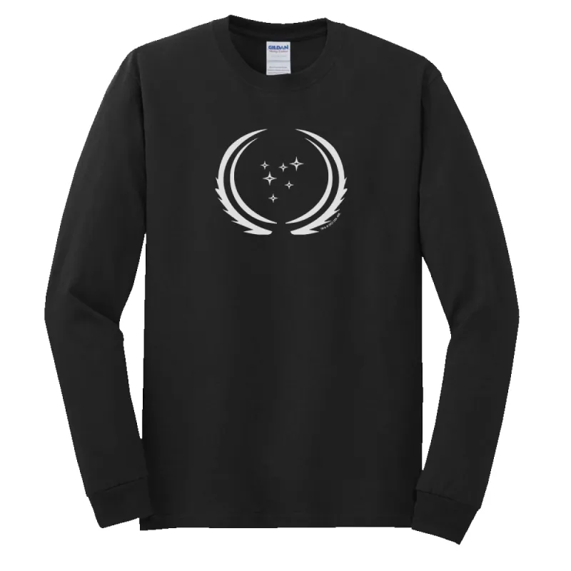 Star Trek: Discovery UFP Flag Adult Long Sleeve T-Shirt sold by MTV