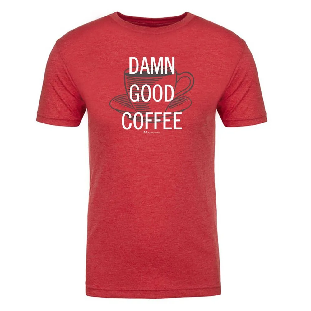 Twin Peaks Damn Good Coffee Cup Men's Tri-Blend T-Shirt sold by MTV